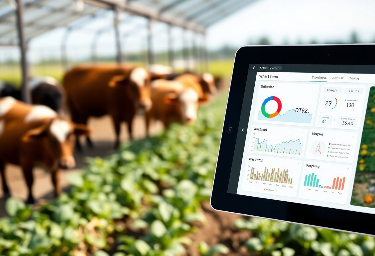Smart farm control panel