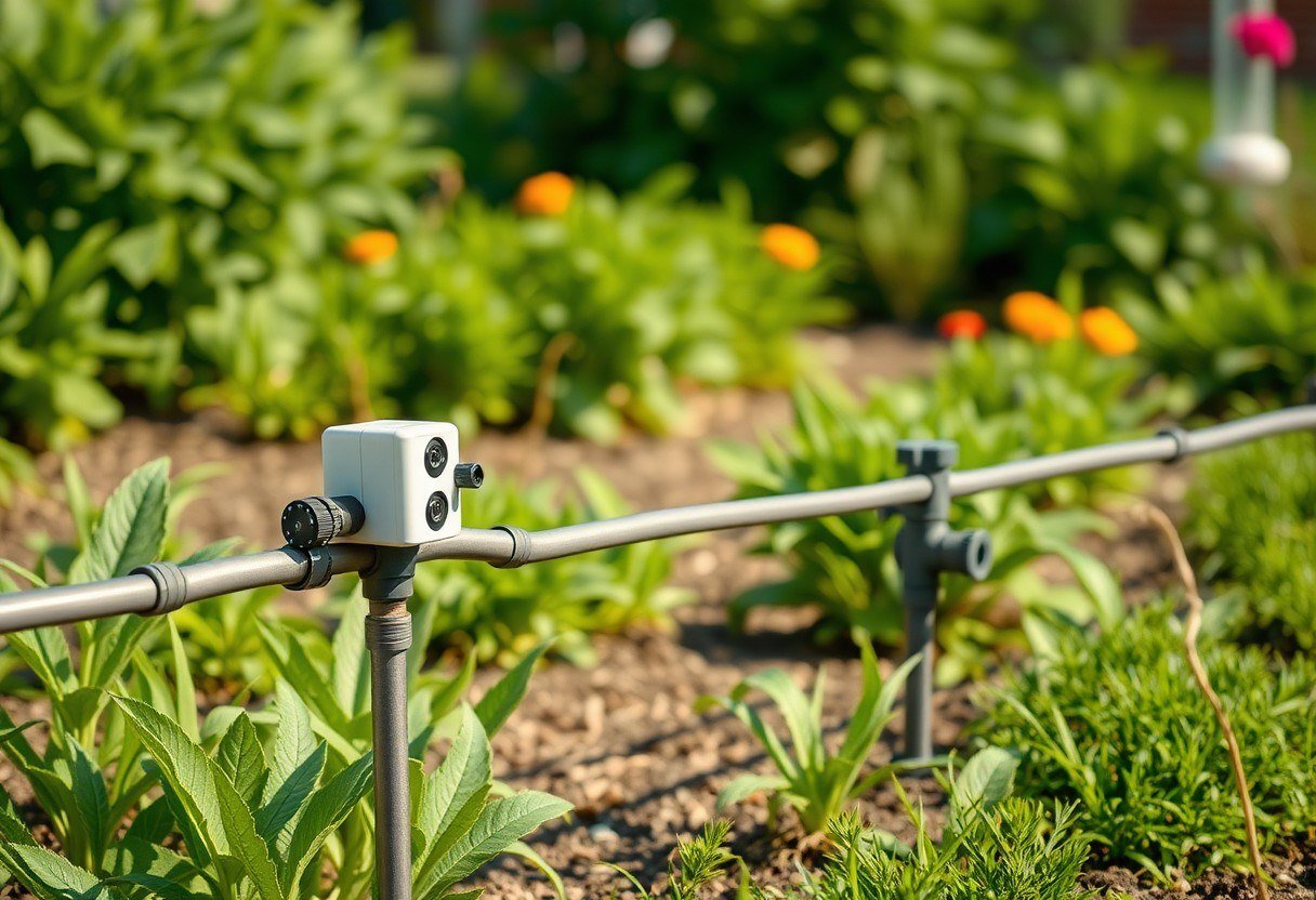 Smart irrigation system with sensors and controllers