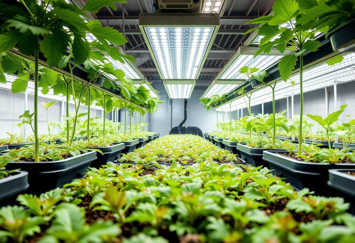 Indoor hydroponic system