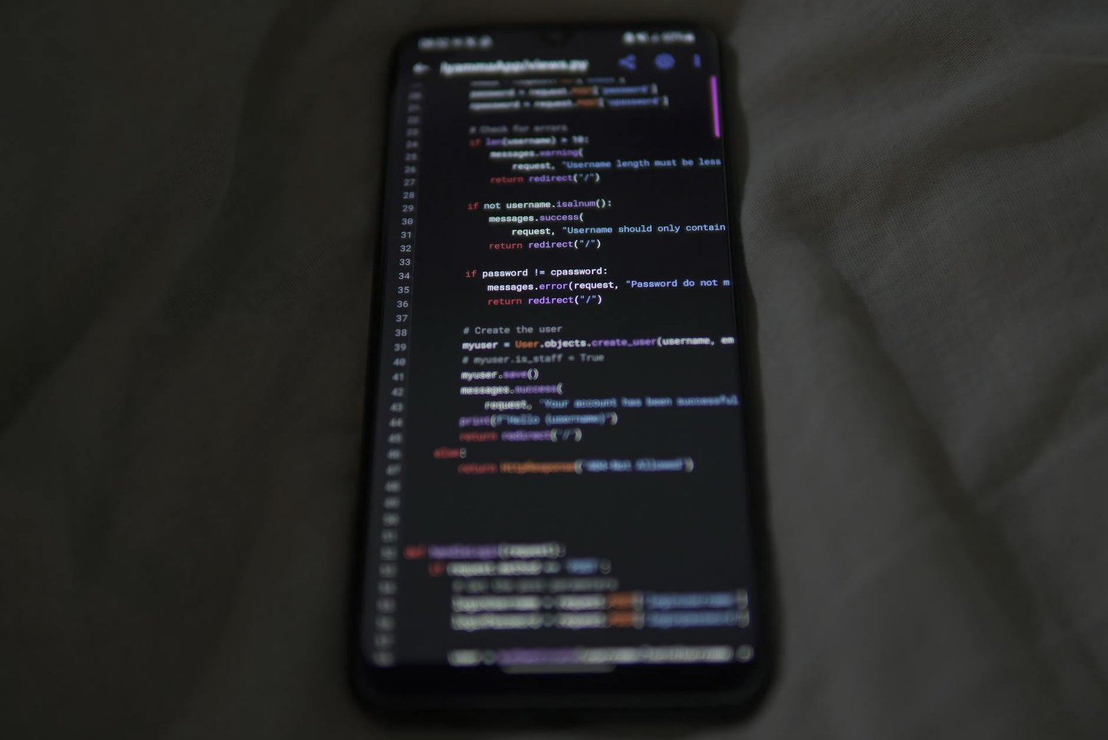 Developing mobile applications