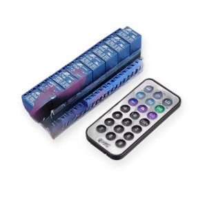 8-Channel Relay Module 12V with Remote Control