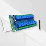 16-Channel Relay Module – 5V to 40V Signal Input