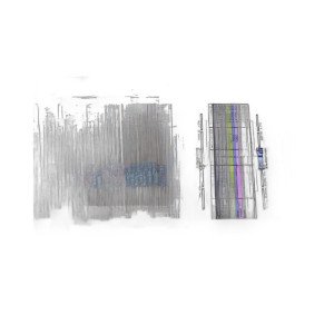 Kit Resistor 1/4W - 100 Carbon Resistors 1% Tolerance 1/4W