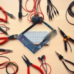 Arduino Prototype Shield with Mini Breadboard