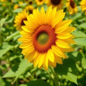 زهور عباد الشمس الزينة Helianthus annuus