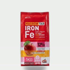 Chelated Iron 12% EDTA Fertilizer with Cytokinin - 1kg