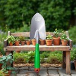 Metal Hand Trowel with Plastic Handle – Home Gardening Tool