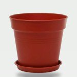 Planter Pot with Saucer 17cm