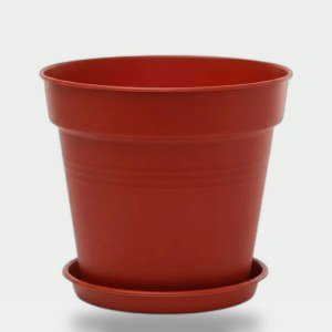 Planter Pot with Saucer 17cm