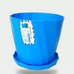 12cm Plastic Plant Pot with Saucer for Reyhan