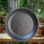 Black Pot Saucer for 25cm Planters