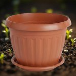 German Plant Pot 40 cm with Tray
