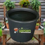Black Plant Pot 27 cm