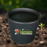 Black Plant Pot 19 cm