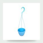Hanging Planter 17 cm Light Blue