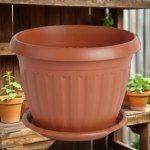German Plant Pot 35 cm with Tray