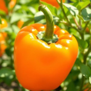 Orange Bell Pepper 5 Seeds