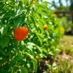 Orange Bell Pepper 5 Seeds