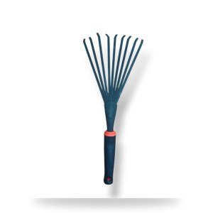 Metal Garden Rake with Strong Plastic Handle