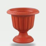 "Flower Cup" Low Planter - 24L Capacity (Classic Terracotta Color)