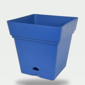 18cm Square Planter - Pink