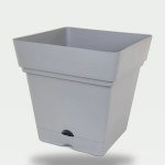 18cm Square Planter - Lead