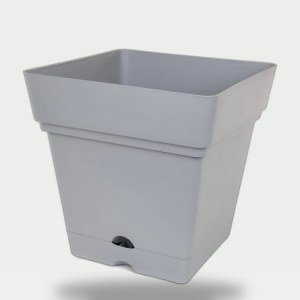 18cm Square Planter - Lead