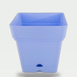 18cm Square Planter - Baby Blue