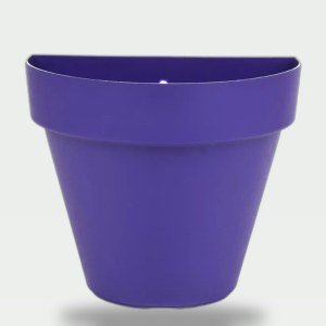 Hanging Half Circle Planter - 15 cm (Purple)