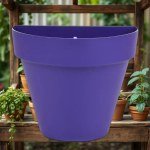 Hanging Half Circle Planter - 15 cm (Purple)