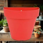 Hanging Half Circle Planter - 15 cm (Red)