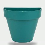 Hanging Half Circle Planter - 15 cm (Olive Green)