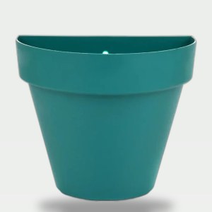 Hanging Half Circle Planter - 15 cm (Olive Green)