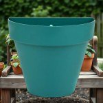 Hanging Half Circle Planter - 15 cm (Olive Green)