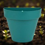 Hanging Half Circle Planter - 15 cm (Olive Green)