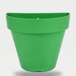Hanging Half Circle Planter 15 cm Dark Green