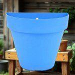 Hanging Half Circle Planter - 15 cm (Baby Blue)