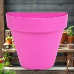 Pink Half-Ring Planter 15cm
