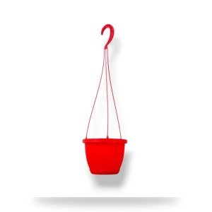 Red Hanging Planter 18cm