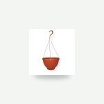Hanging Planter 25cm Large Terracotta Tobbi