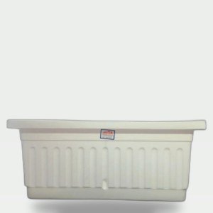 White Self-Watering Planter 40x20cm