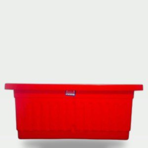 Red Garden Planter with Smart Irrigation 40x20cm