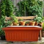 Rectangular Planter Classic 40x20cm