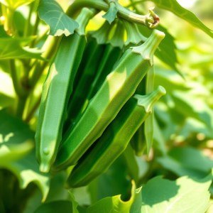 French Okra Zero Seeds