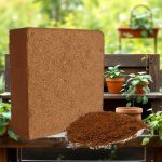 Indian Coco Peat Block 100% Coconut Coir - 5kg
