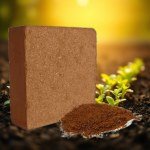 Indian Coco Peat Block 100% Coconut Coir - 5kg
