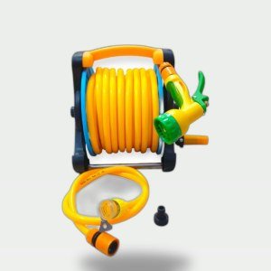 Professional Water Hose with Reel & Stand 25m