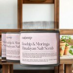Rosehip & Moringa Himalayan Salt Scrub