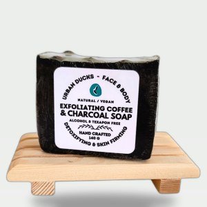 Exfoliating Coffee & Charcoal Soap