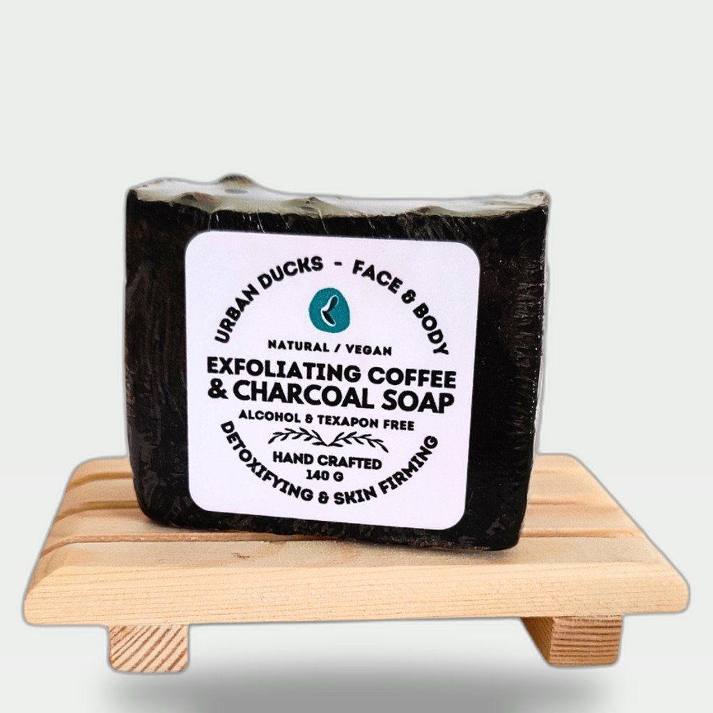 Exfoliating Coffee & Charcoal Soap